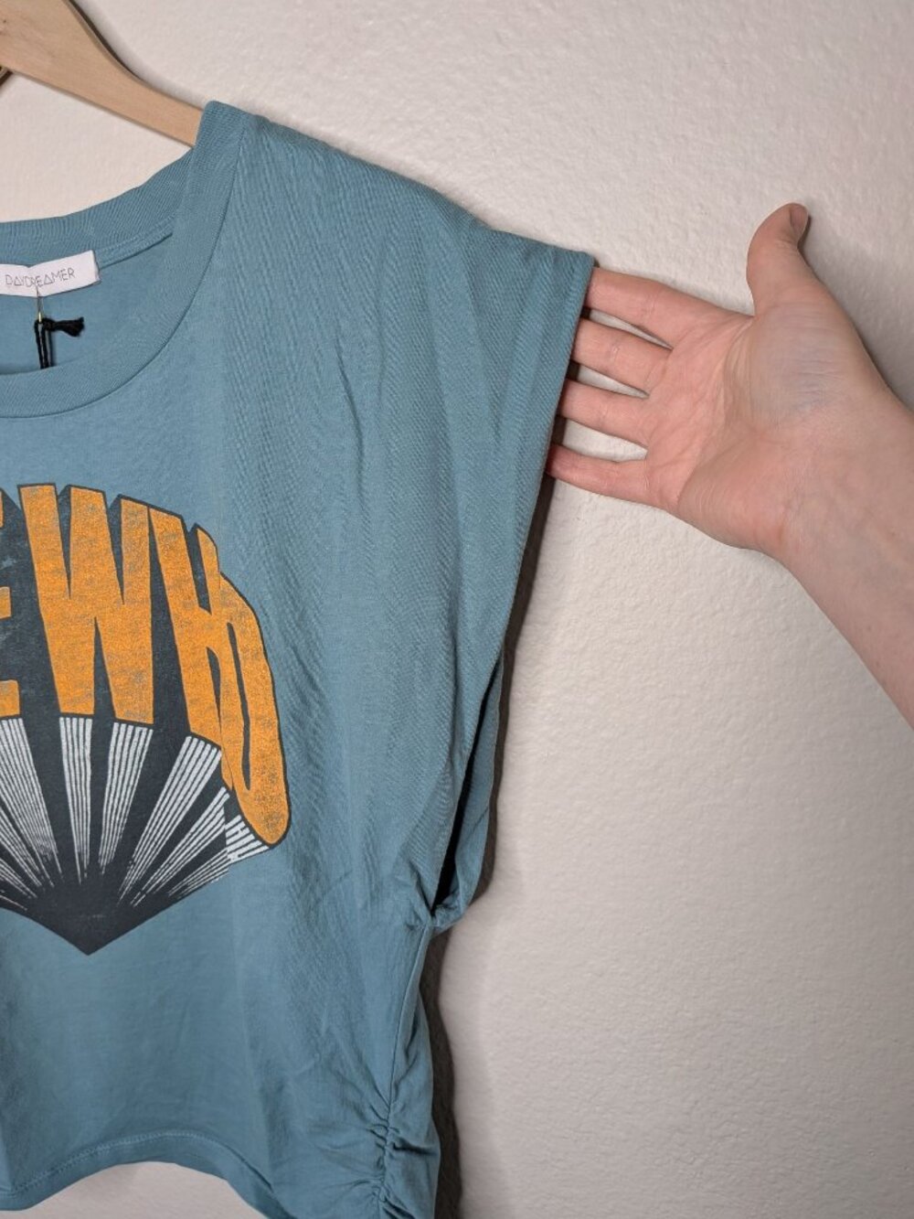 Daydreamer The Who Banded Graphic Tee Blue Large Cotton - Picture 5 of 11